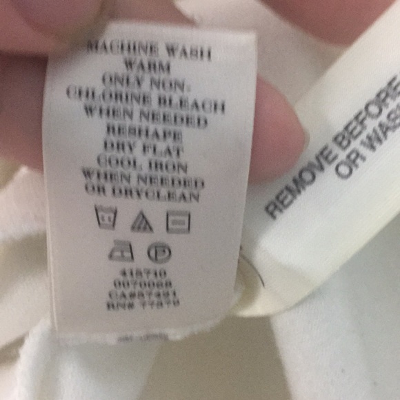 Ann Taylor Peplum White Shirt Size M - Picture 3 of 3